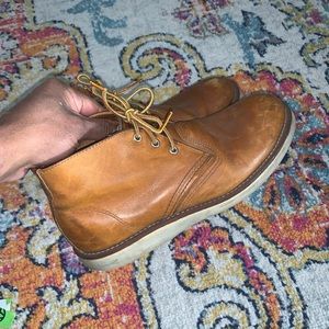 Red Wing Work Chukka Oro Leather Heritage 3140 Mens Size 10 Made In USA Boots